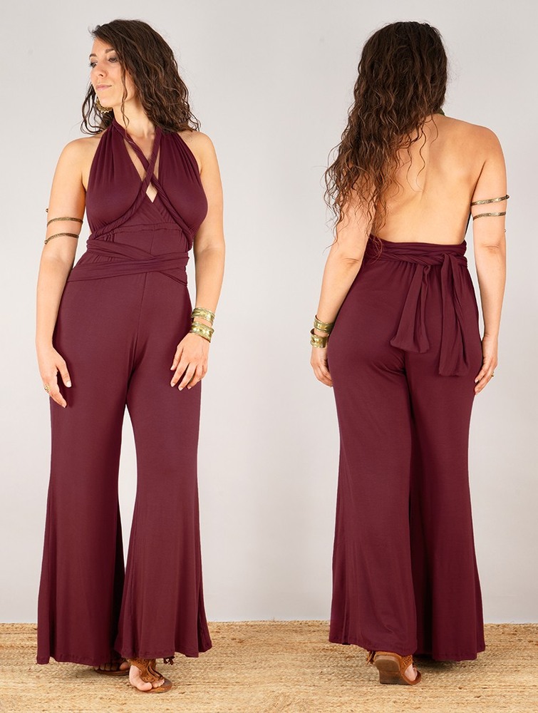 Wine Women Toonzshop Wakiza Infinity Jumpsuit Jumpsuit | ZHPFCMK-53