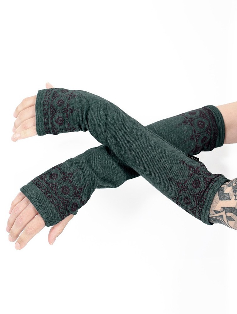 Women Toonzshop Indie Long Mittens / Handwarmers Fingerless gloves-legwarmers | QVOEIPU-12