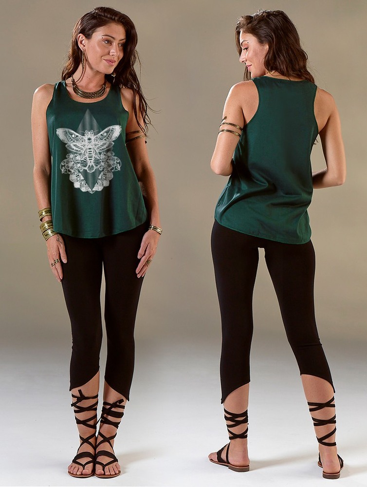 Women Toonzshop Sunstra Sphynx Printed Tank Top Tank Top | BQURJYA-04